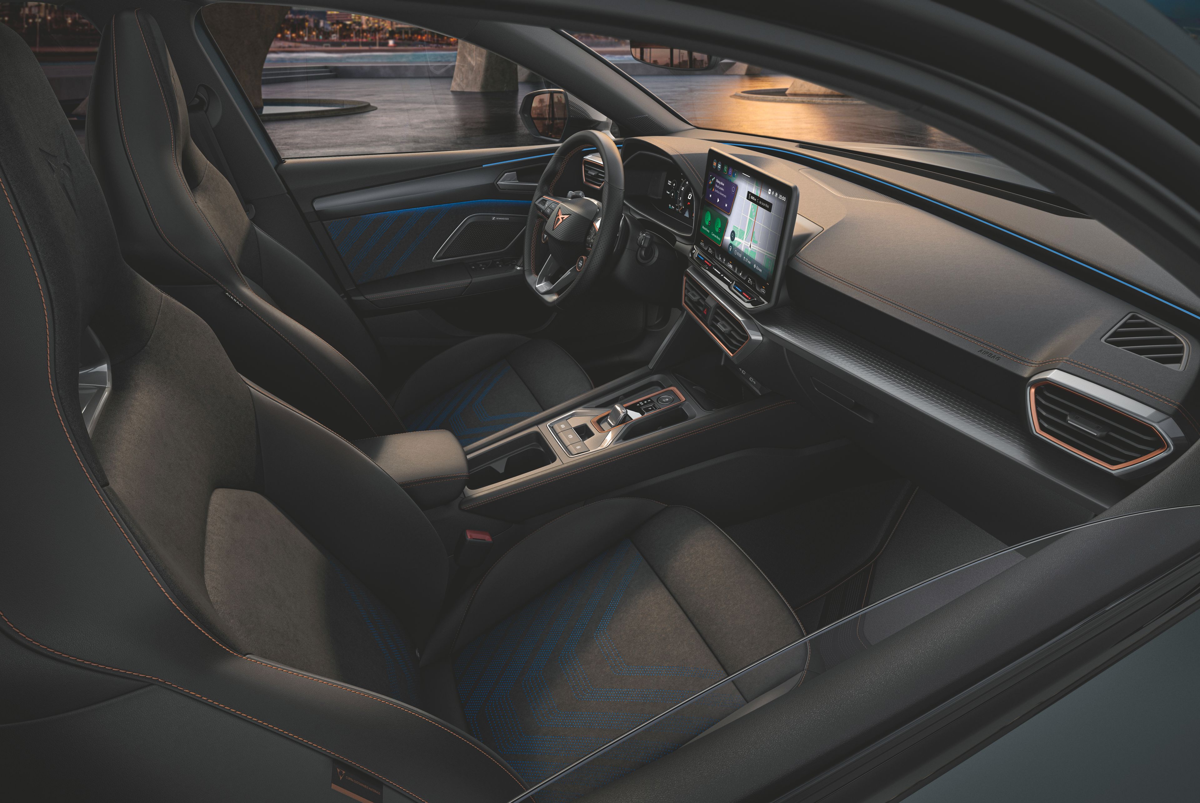 CUPRA Leon view from passenger side 