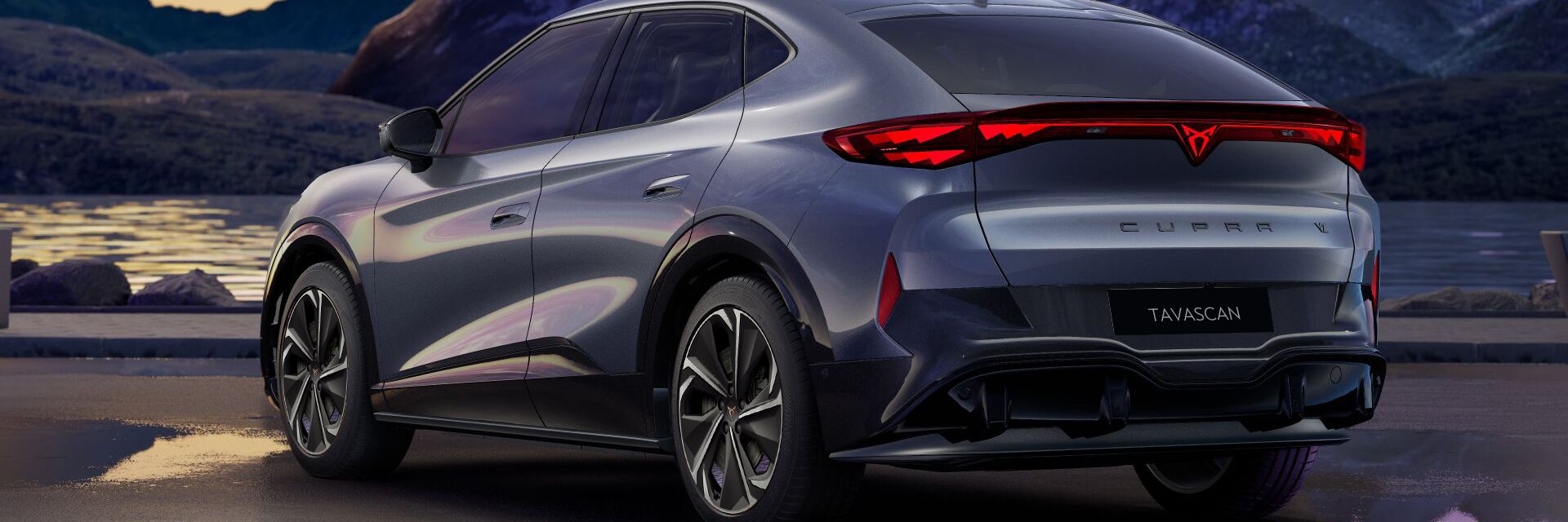 CUPRA Tavascan back car view