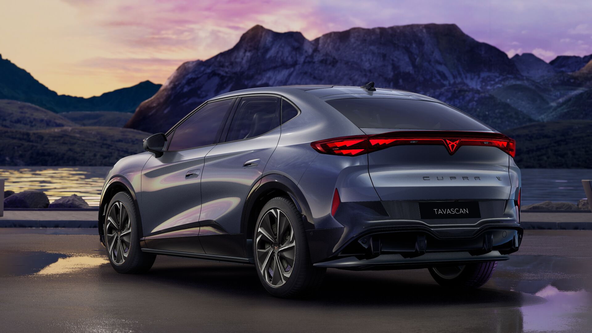 CUPRA Tavascan back car view
