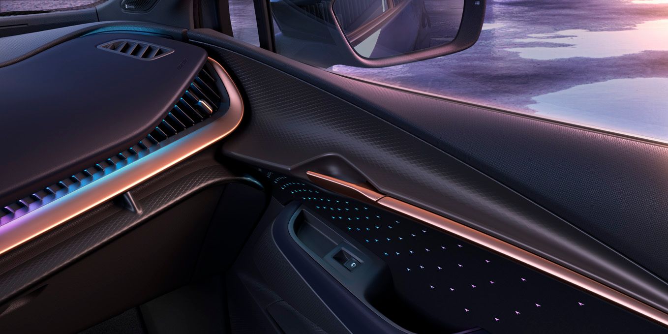 CUPRA Tavascan interior design of the ambient light