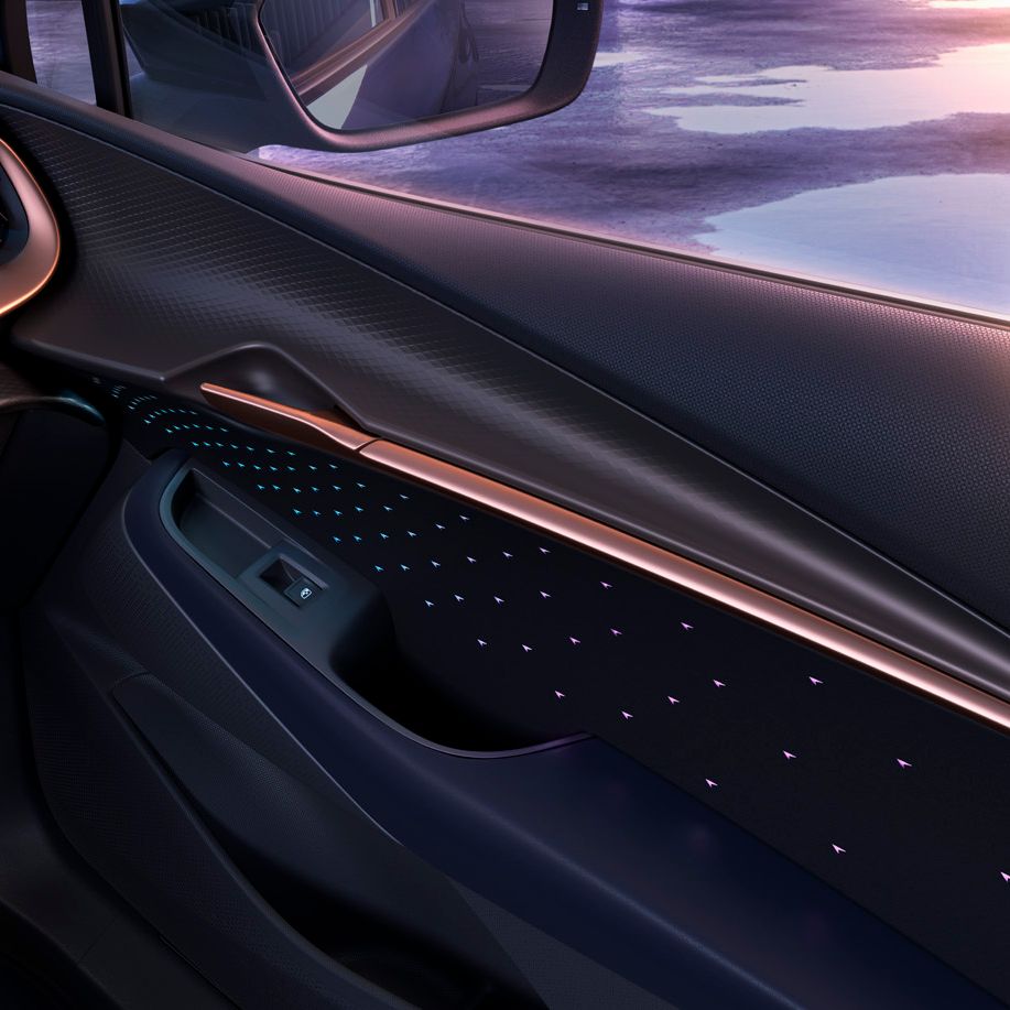 CUPRA Tavascan interior design of the ambient light