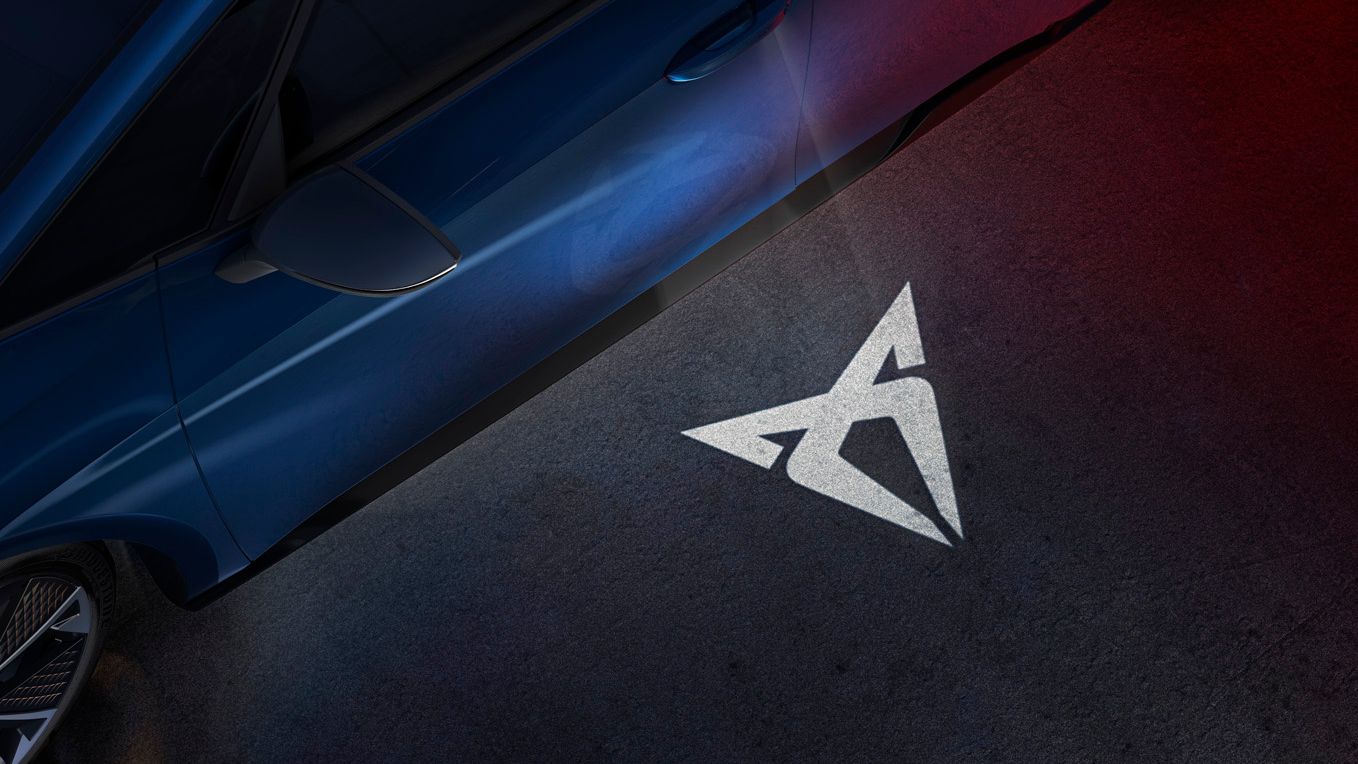CUPRA Born welcome lights