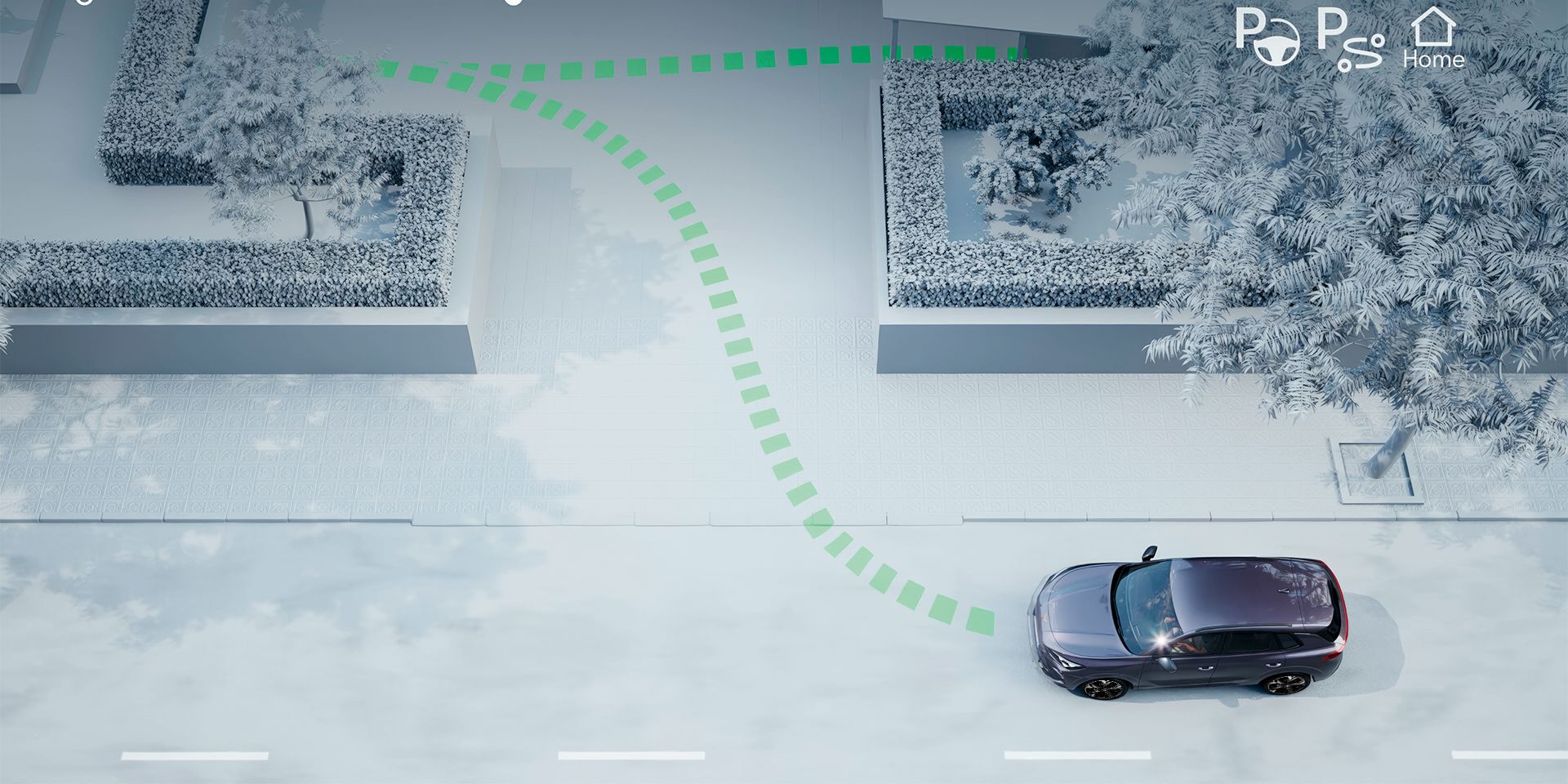 CUPRA Terramar Intelligent side parking assistant visual