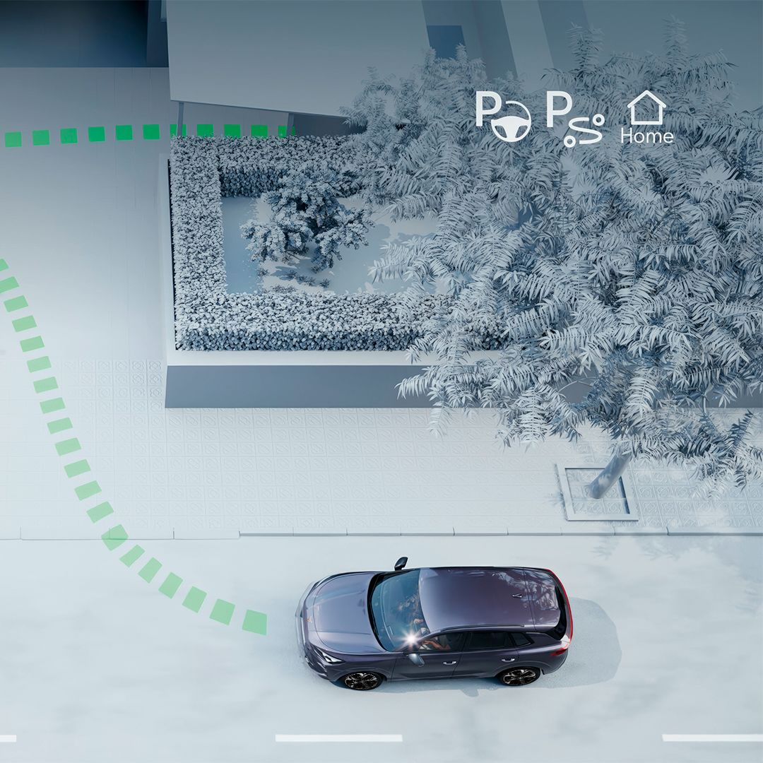 CUPRA Terramar Intelligent side parking assistant visual