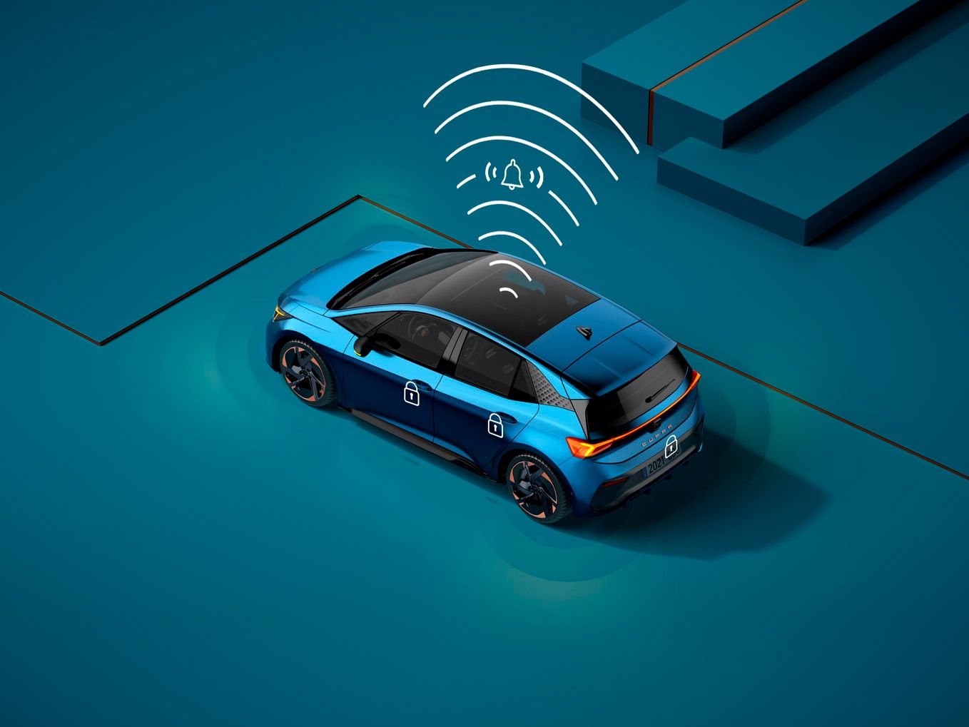 CUPRA Born anti theft alarm