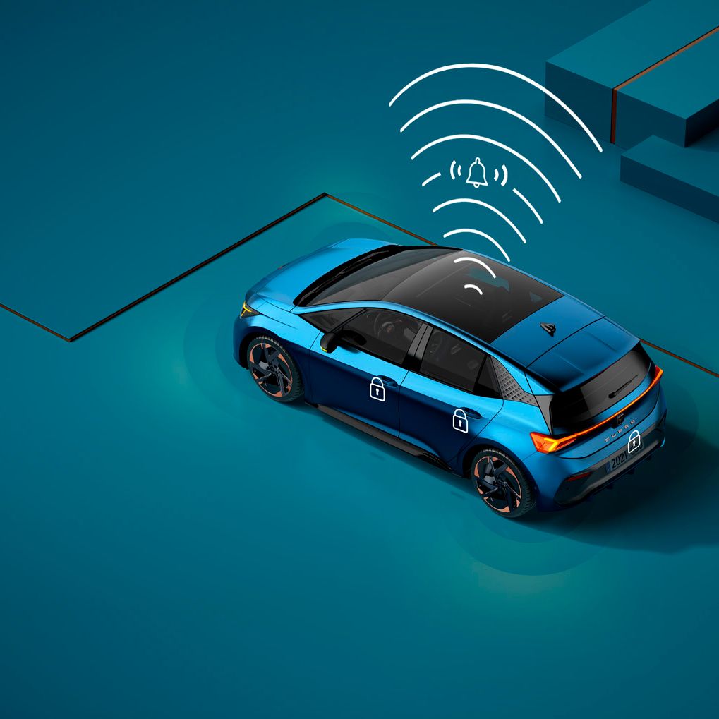 CUPRA Born anti theft alarm