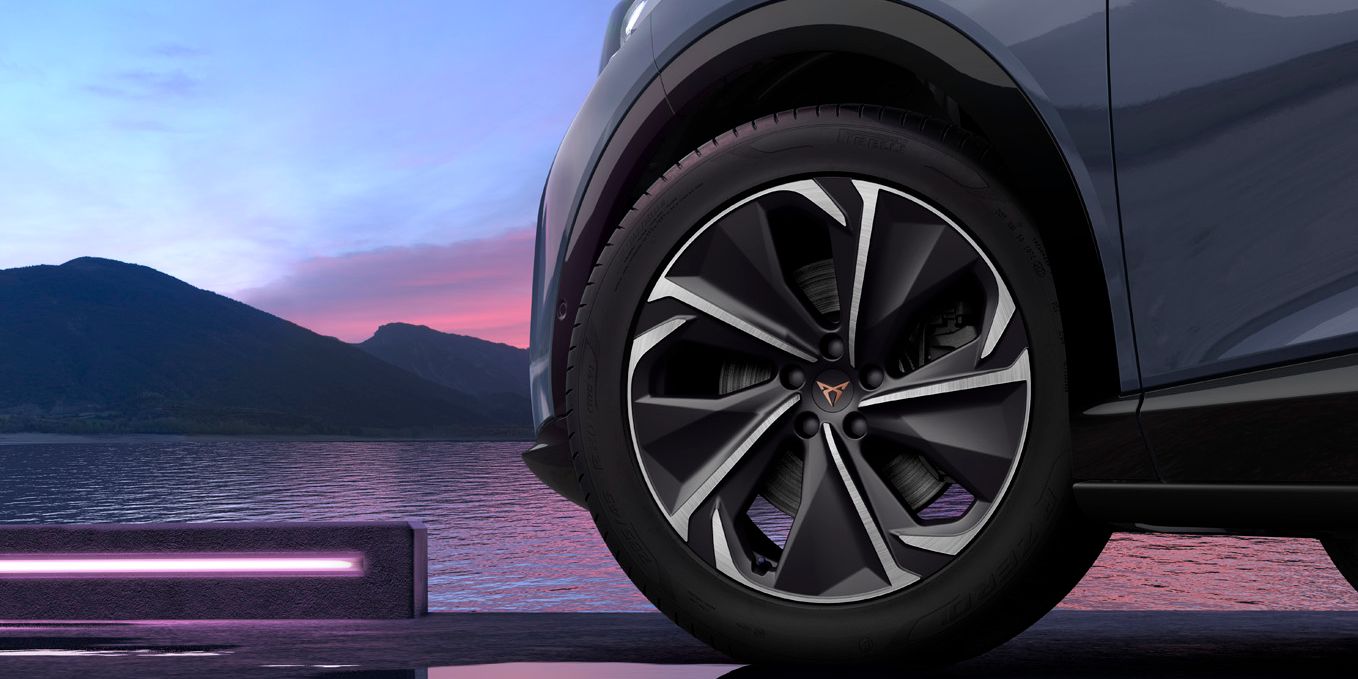 CUPRA Tavascan silver rim, 20' Heckla