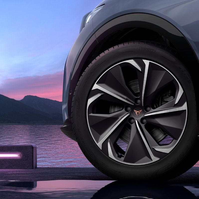 CUPRA Tavascan silver rim, 20' Heckla