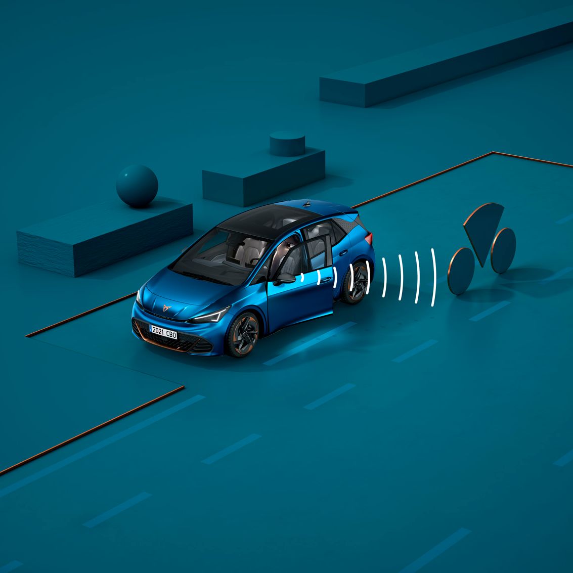 CUPRA Born Exit Warning