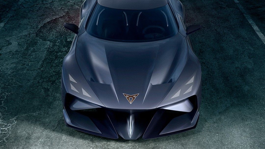 CUPRA dark rebel front view