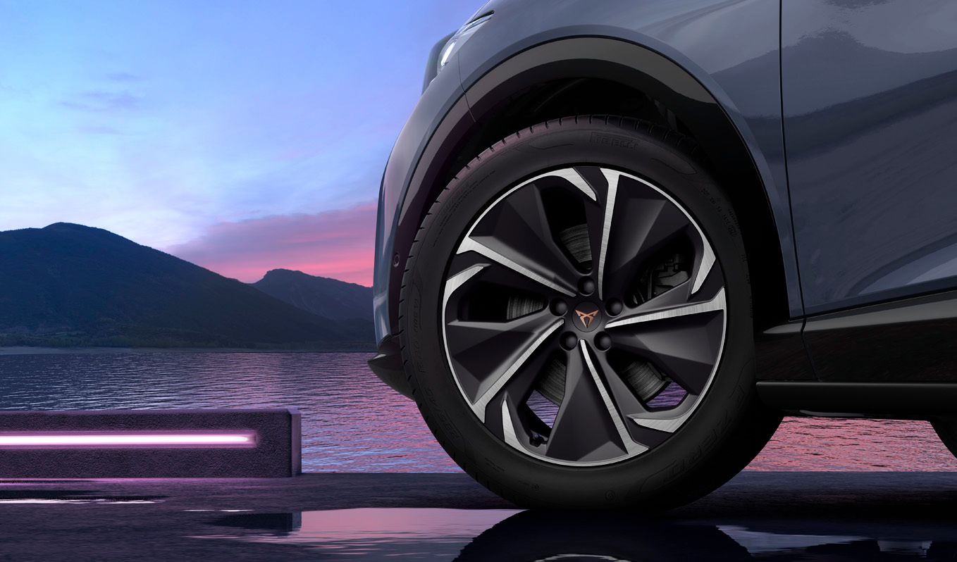 CUPRA Tavascan silver rim, 20' Heckla