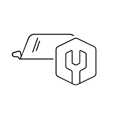 car windscreen and a range tool icon