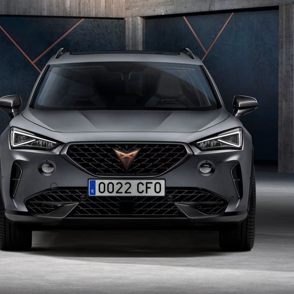 CUPRA Born Lava-blau mit Ausparkassistent