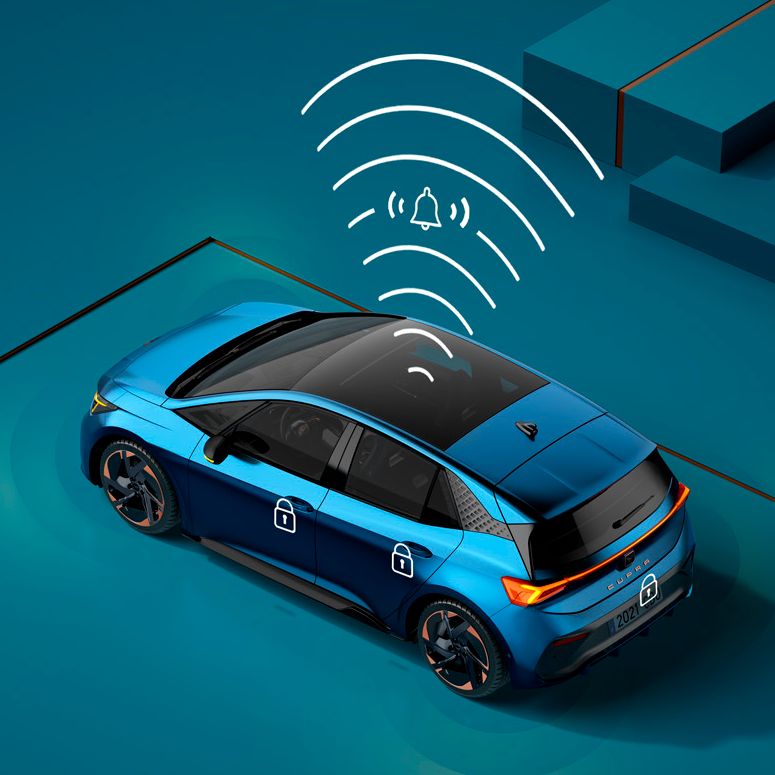 CUPRA Born anti theft alarm