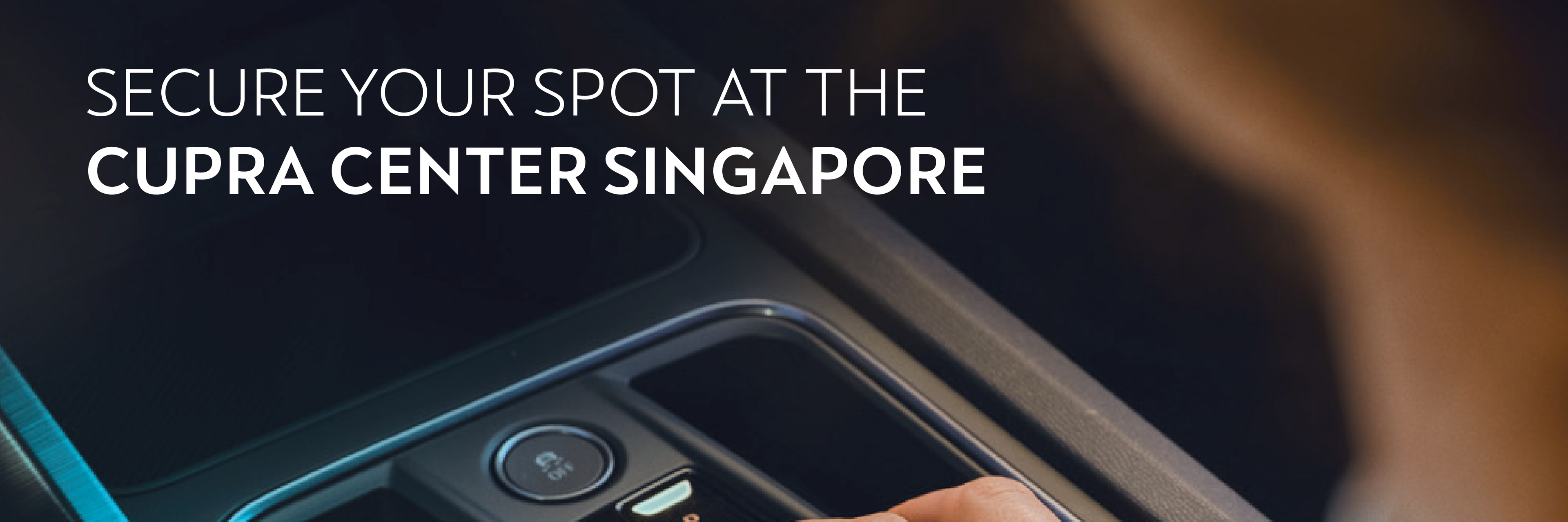 A lady switching gear on the CUPRA Formentor