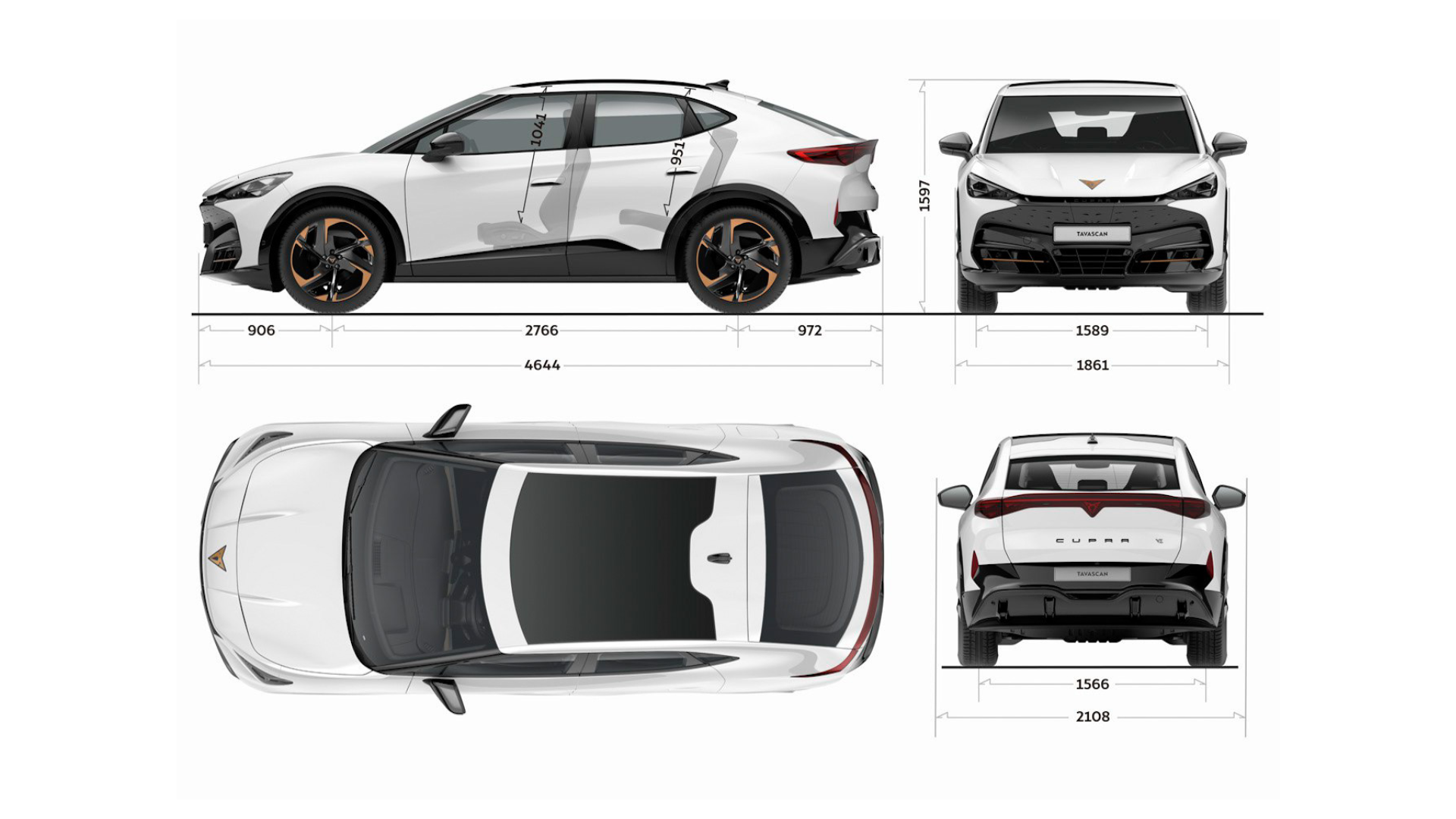 CUPRA Tavascan dimension