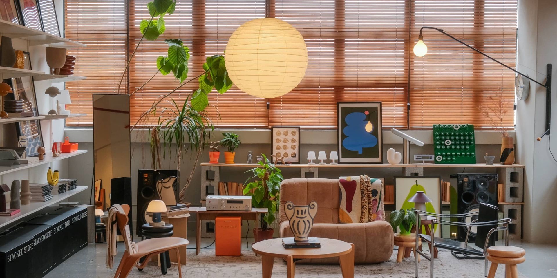 a background of neatly place furnitures