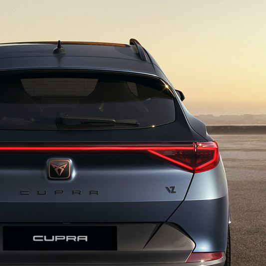 A back view of the CUPRA Leon